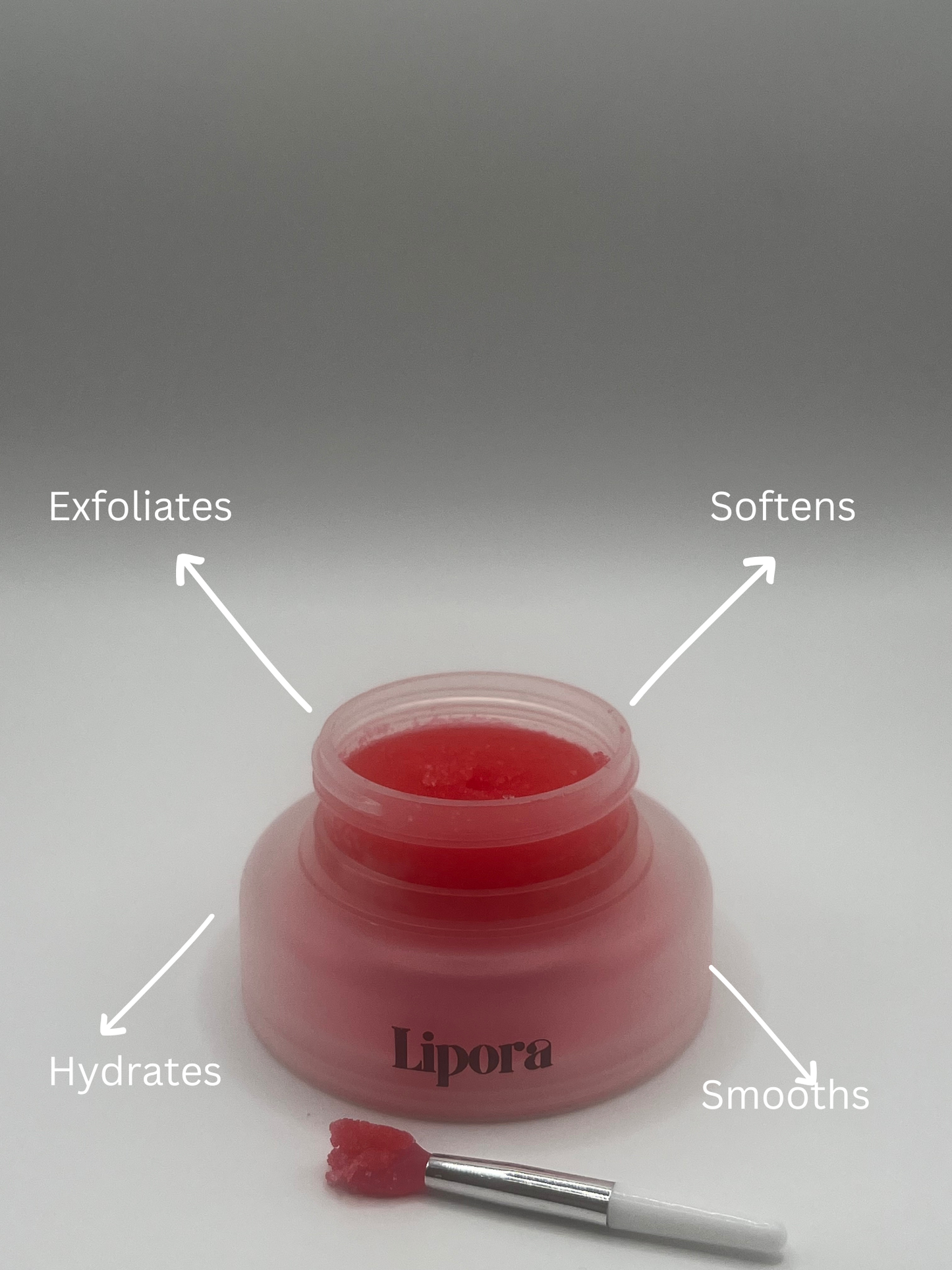 Lipora - POLISH - Gentle Lip Scrub
